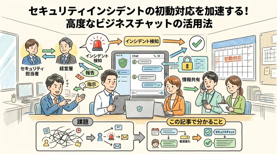 【2026年版】国内セキュリティ事故から学ぶ——ビジネスチャットが「初動対応基盤」になる理由