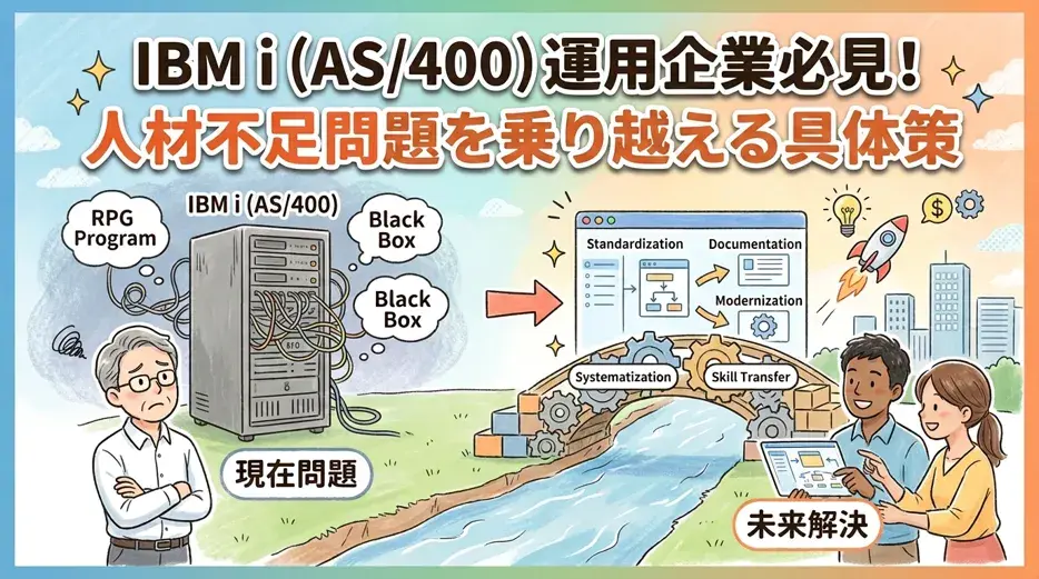IBM iユーザーの69%が「人材不足」を最重要課題に選んだ理由とは？【2026年最新調査】